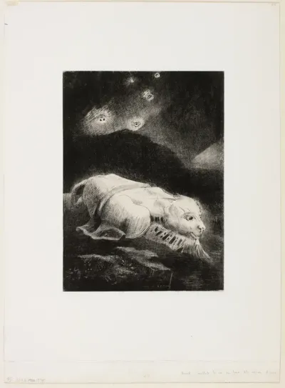 When Life Was Awakening in the Depths of Obscure Matter, plate 1 of 8 from "Les Origines"
