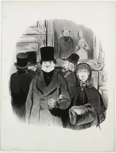 When One's Portrait is Exhibited at the Salon
