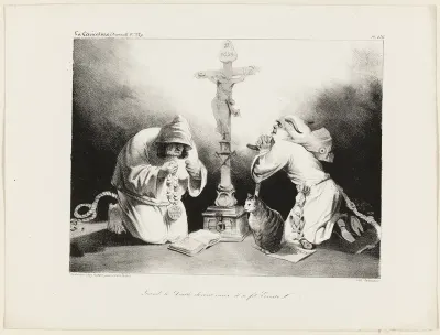 When the Devil Grew Old He Became a Hermit, plate 476
