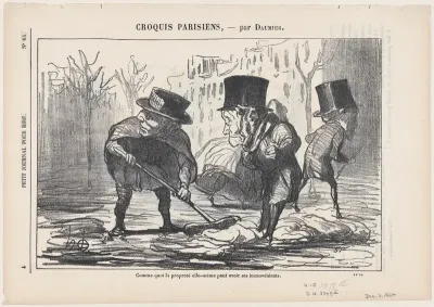 Which shows that even cleanliness can be hazardous, from "Parisian Sketches"