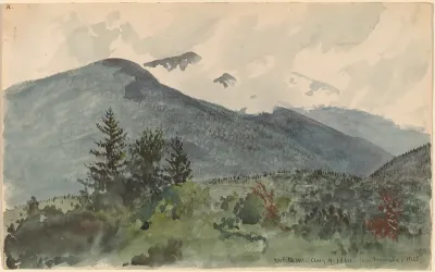 White Mountains from Fernald's Hill