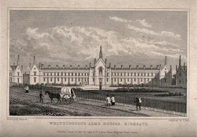 Whittington's Almshouses, Highgate, London: facade
