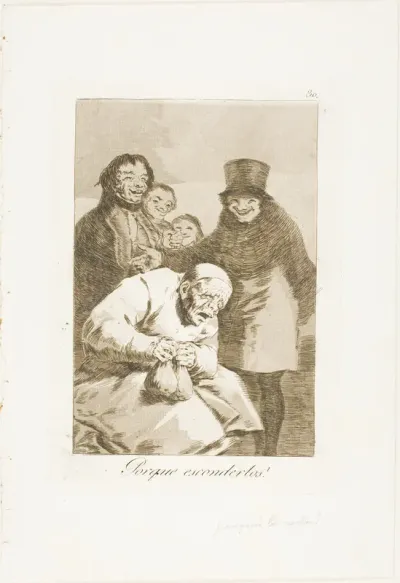 Why Hide Them?, plate 30 from Los Caprichos