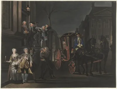 Wie nog lopen kon ging; wie dat niet meer kon, viel om