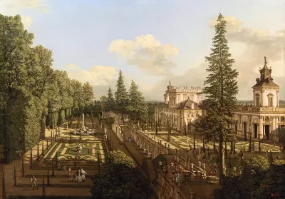 Wilanów Palace as seen from north-east