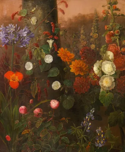 Wild flowers in a field.