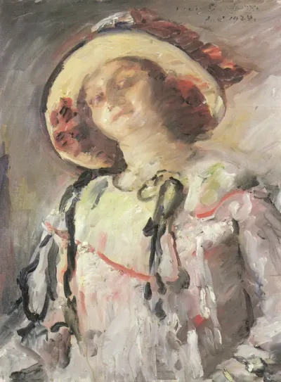 Wilhelmine mit gelbem Hut