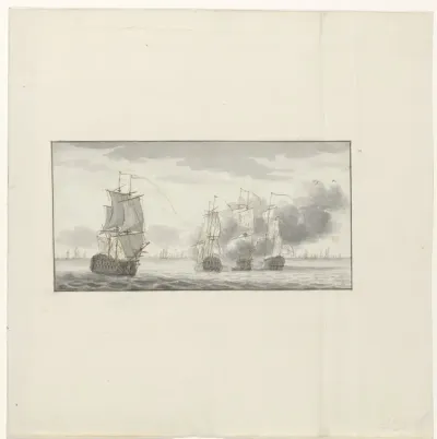 Willem Crul aangevallen door de Engelsen, 1781