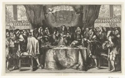 Willem III ingezworen als kapitein-generaal, 1672