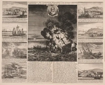 Willem Isbrandtse Bontekoes rejse til Ostindien. Titelblad (AFBEELDINGE DER [...] het Jaer 1625)