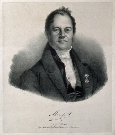 Willem Mensert. Lithograph by H. J. Backer, 1835, after L. de Koningh