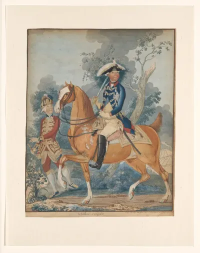 Willem V te paard