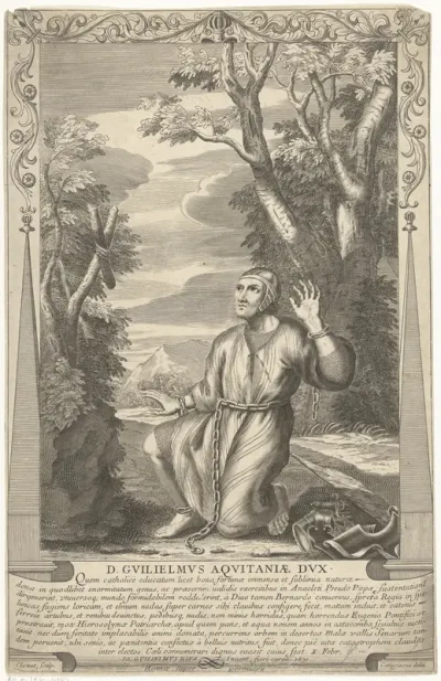 Willem van Aquitanië op bedevaart