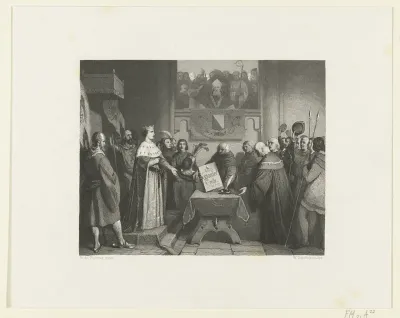 Willem van Holland laat zich als poorter inschrijven te Utrecht, 1249