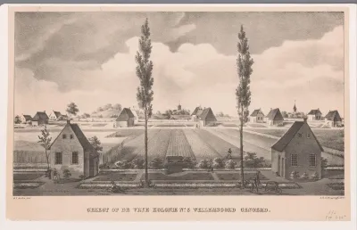 Willemsoord als kolonie door de Maatschappij van Weldadigheid gesticht, 1820