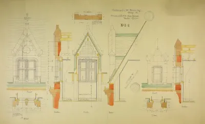 William Borden Residence, Chicago, Illinois, Dormer Details