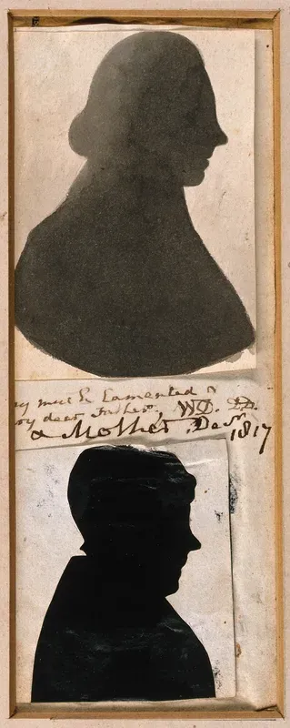 William Davies and his wife, in profile