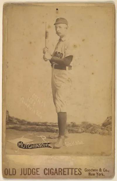 William Forrest "Wild Bill" Hutchinson, Pitcher, Chicago, from the series Old Judge Cigarettes