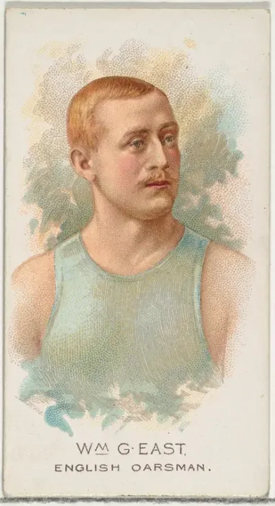 William G. East, English Oarsman, from World's Champions, Series 2 (N29) for Allen & Ginter Cigarettes