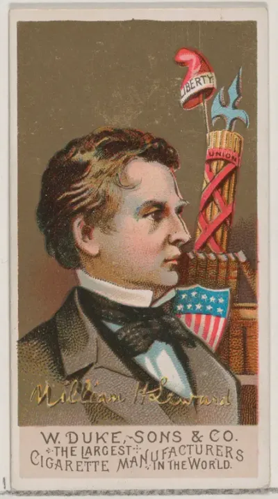 William H. Seward, from the series Great Americans (N76) for Duke brand cigarettes