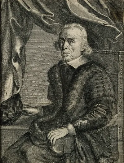 William Harvey. Etching by R. Gaywood after W. Hollar [?]