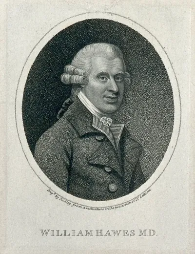William Hawes. Stipple engraving by W. Ridley, 1802