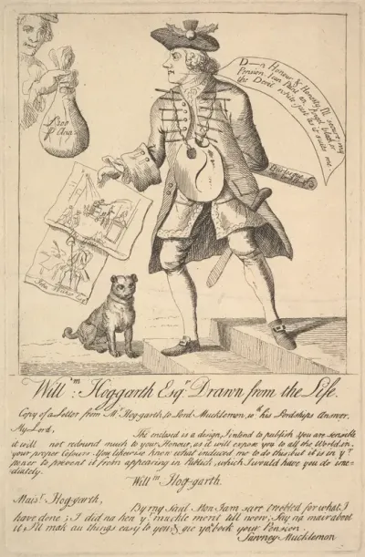William Hog-garth Esq. Drawn from the Life