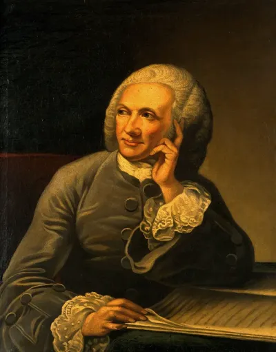 William Hunter. Oil painting after R.E. Pine