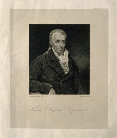 William Ingham. Line engraving by J. Burnet after J. Ramsay, 1817