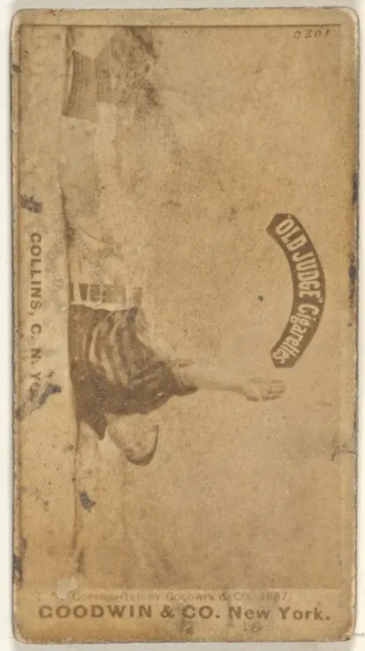 William J. "Bill" Collins, Catcher, New York, from the Old Judge series (N172) for Old Judge Cigarettes