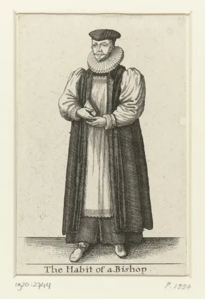 William Laud, aartsbisschop van Canterbury, in ceremoniële kledij