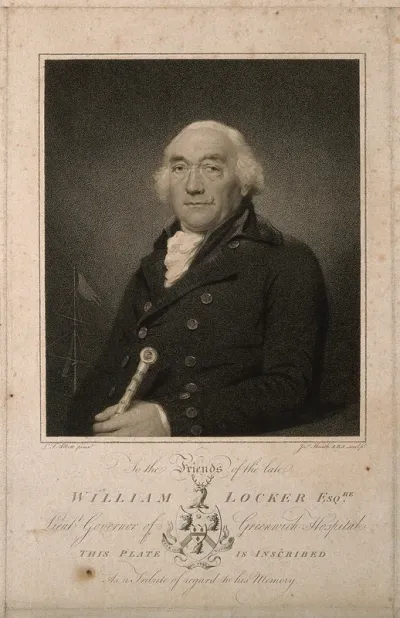 William Locker. Stipple engraving by J. Heath after L. F. Abbott