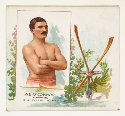 William O'Connor, Oarsman, from World's Champions, Second Series (N43) for Allen & Ginter Cigarettes