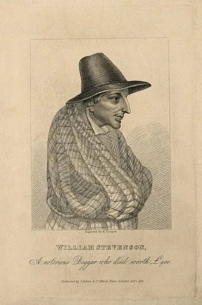 William Stevenson, a hoarding beggar