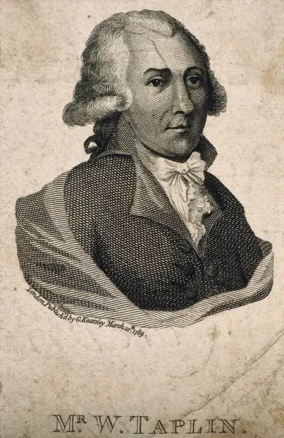 William Taplin. Line engraving by W. Walker, 1789