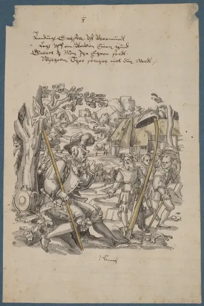 William Tell Refusing to Honor Governor Gessler's Hat