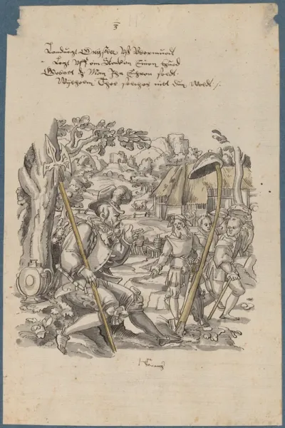 William Tell Refusing to Honor Governor Gessler's Hat