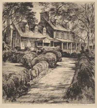 Williamsburg, Coke-Garrett Boxwood Garden