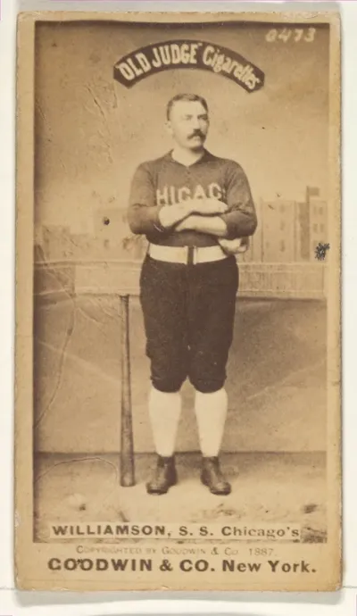 Williamson, Shortstop, Chicago, from the Old Judge series (N172) for Old Judge Cigarettes