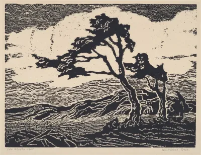 Wind-Blown Trees
