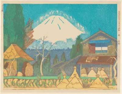 Wind op de berg Fuji