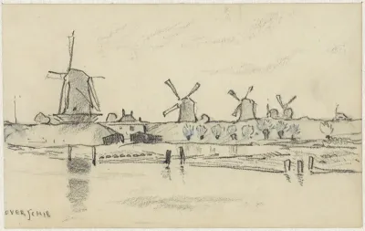 Windmolens bij Overschie
