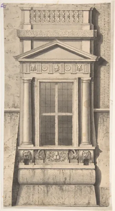 Window of Pope Julius III (del Monte), Palazzo Comunale, Bologna