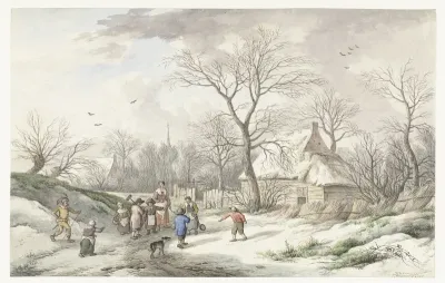 Winter: Assembling for Shrove Tuesday