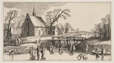 Winter Landscape, from Landscapes (Playsante Lantschappen)