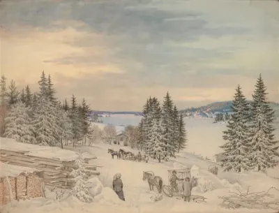 Winter Landscape from Savo