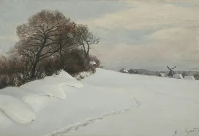 Winter scenery.