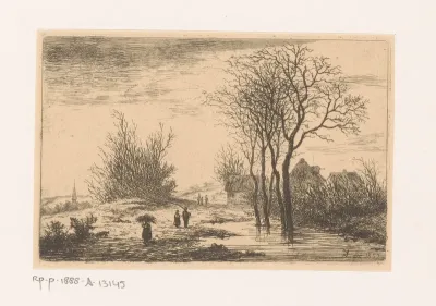 Winterlandschap bij Beert