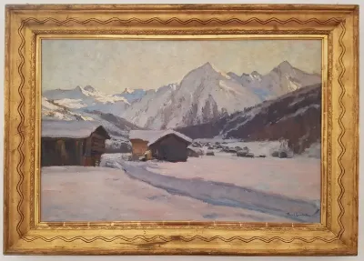 Wintermorgen im Unterengadin