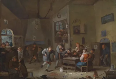 Wirtshausinterieur